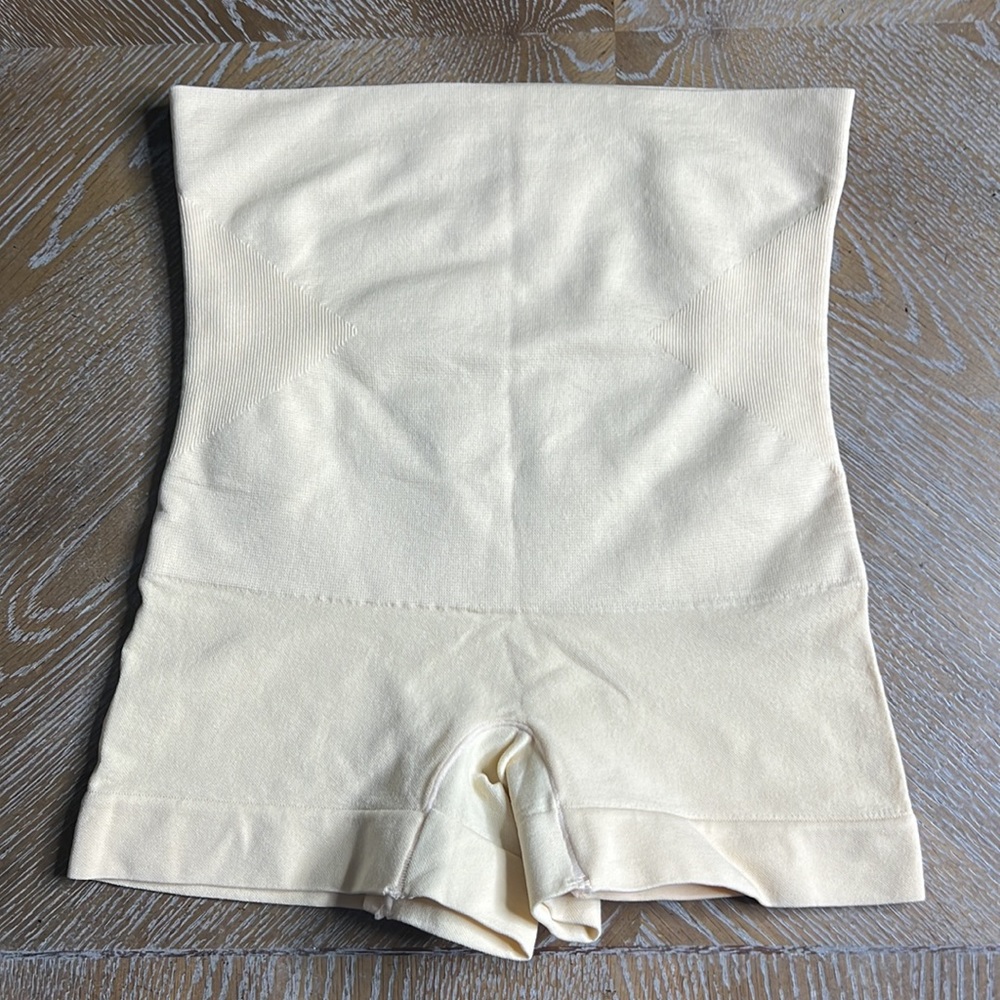 EMPETUA All Day Every Day High Waisted Shaper Boyshort in Nude S - Picture 7 of 12